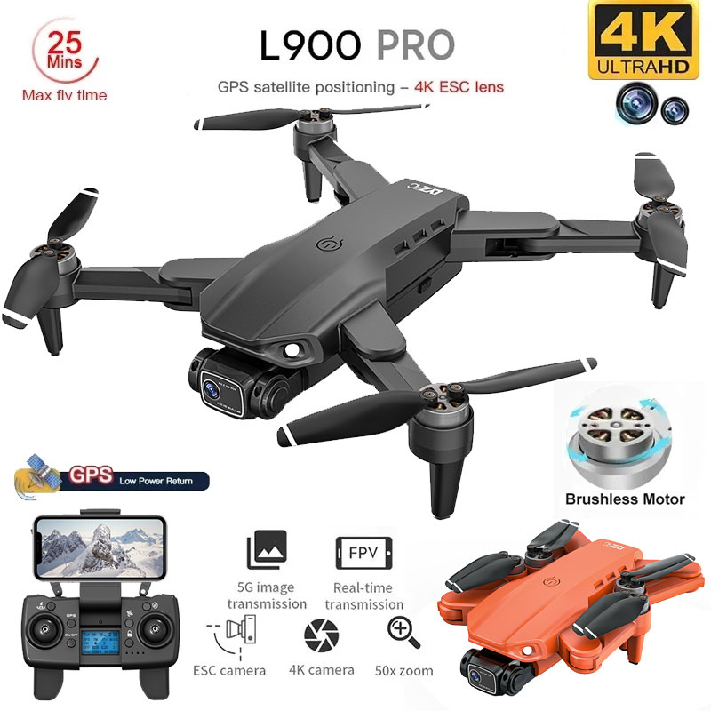 Drone Rc Gps - L900 Pro GPS Drone 4K Professional