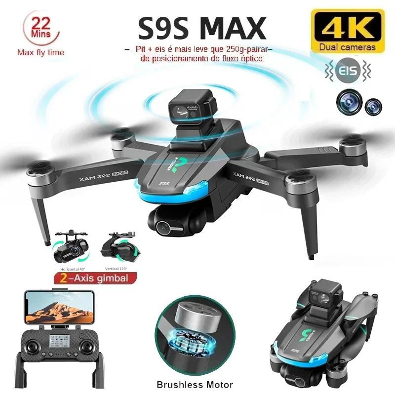 Drone Rc Gps - NEW S9S MAX MINI Drone 4K