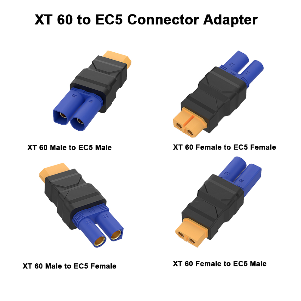 Drone Rc Car Hybrid - XT60 Connector EC5,XT60 to EC5 Extension