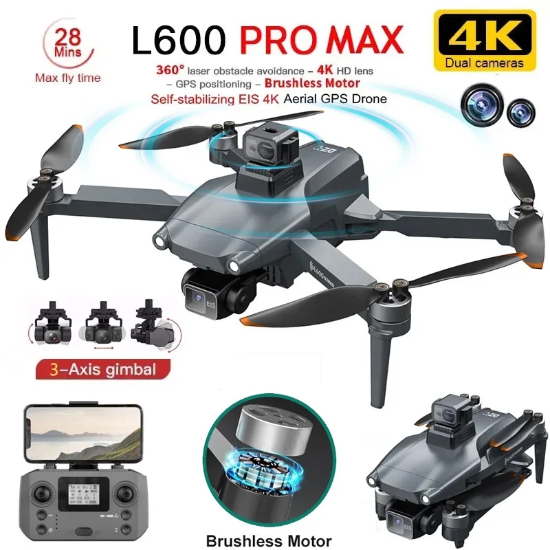 Drone Rc Gps - L600 PRO MAX GPS Drone Professional