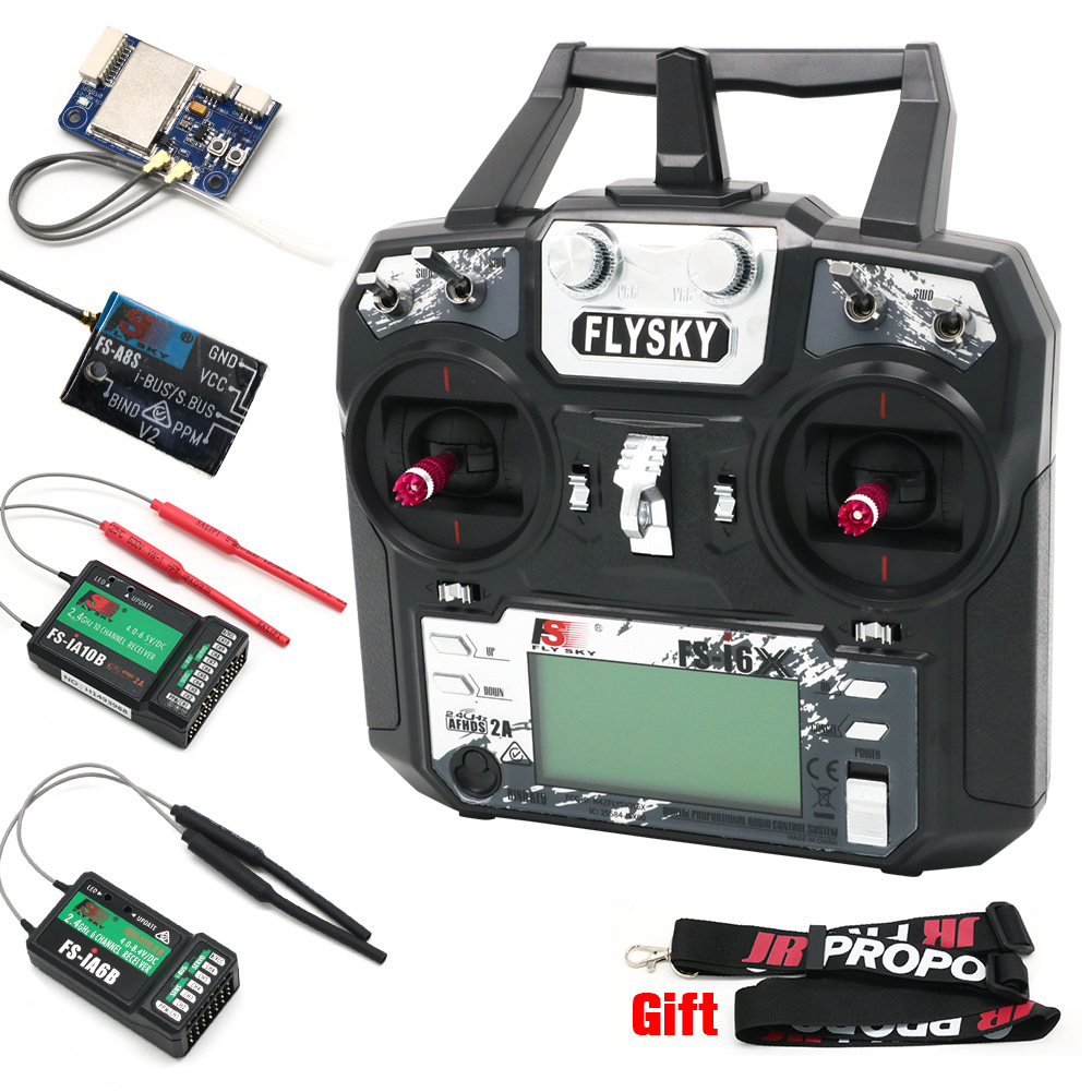 Drone Rc Receiver And Transmitter - FLYSKY FS-i6X FS i6X 10CH 2.4GHz