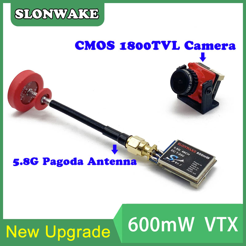 5.8G 48CH 600mW adjustable VTX - Drone Rc Receiver And Transmitter recension och pris