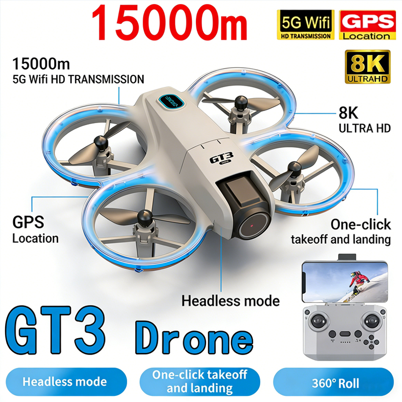 New GT3 MAX Drone 8K HD Aerial - Drone Pro Rc Ufo recension och pris