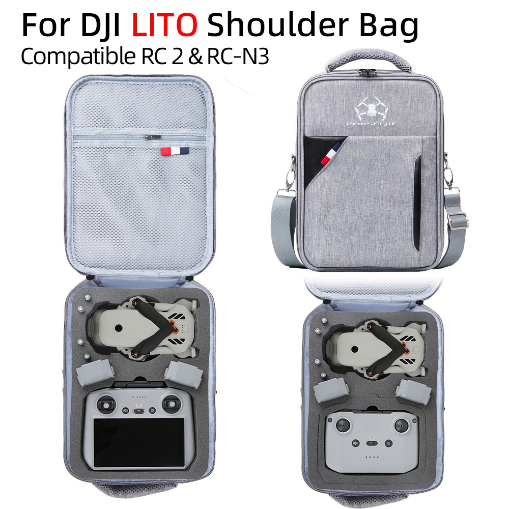 For DJI LITO Shoulder Bag Comp - Drone Dji Rc N3 recension och pris