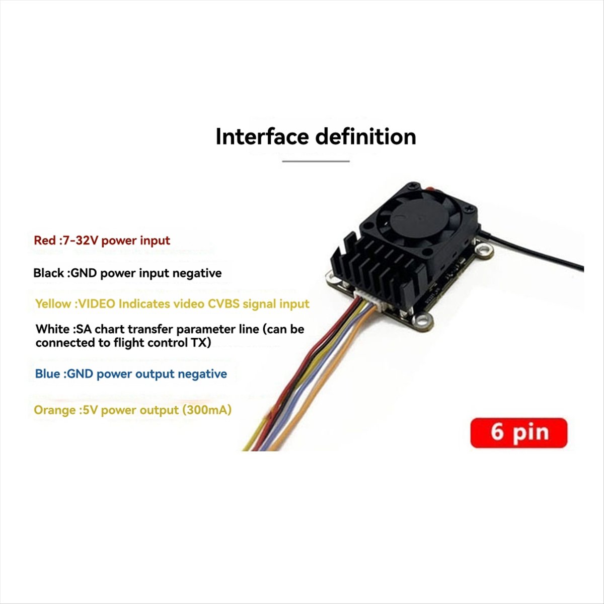 5.8G 2W VTX 2000mW FPV Video T - Drone Rc Drone recension och pris