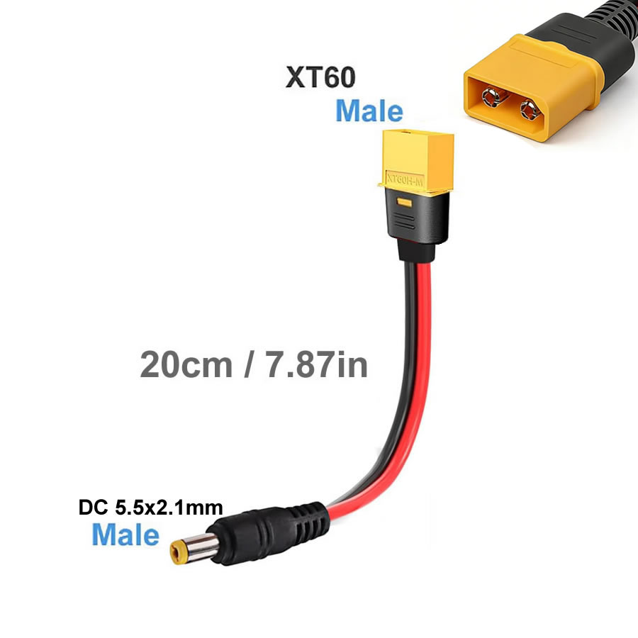 XT60 Plug Female Male To DC 5. - Drone Rc Car Hybrid recension och pris