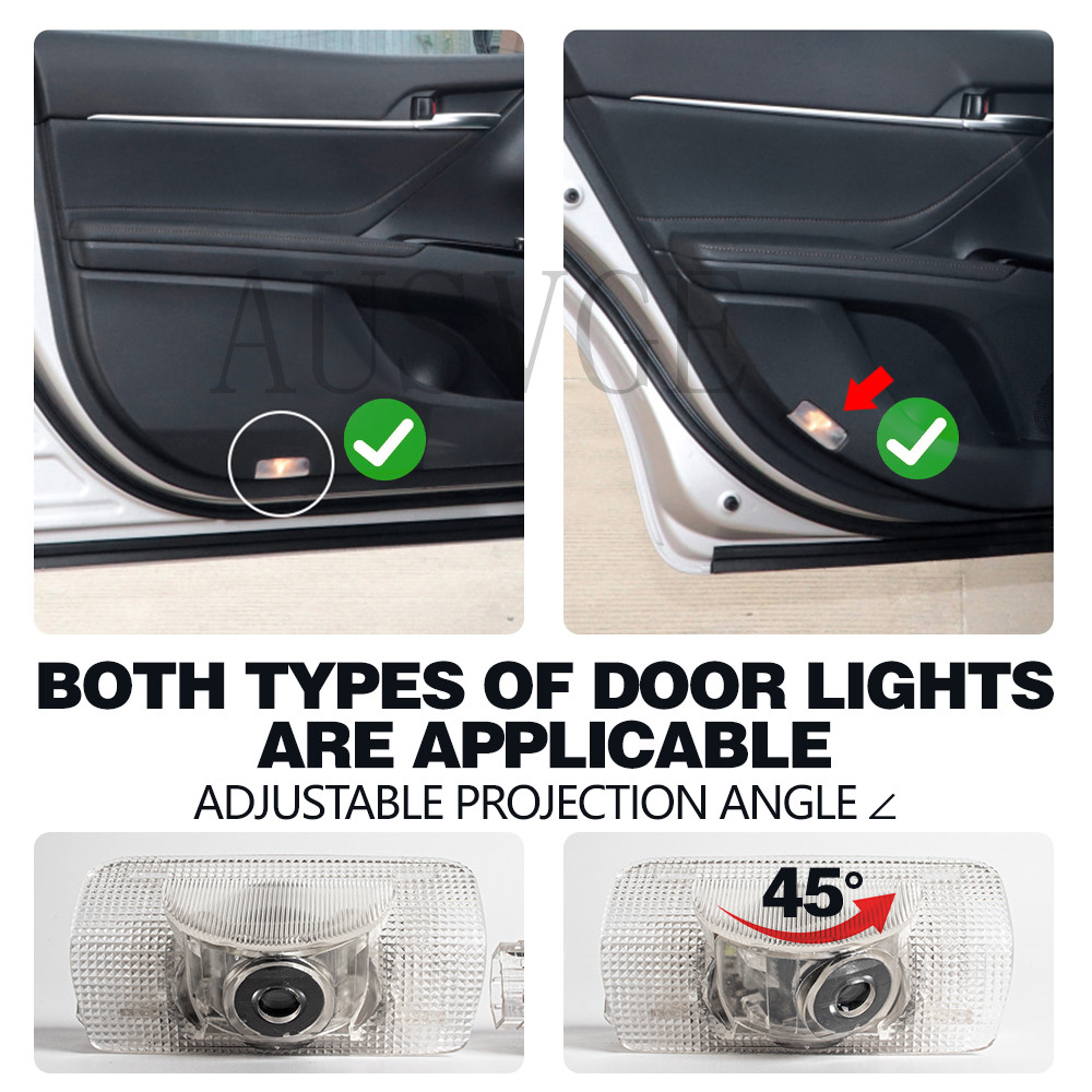 LED Car Door Welcome Ghost Sha - Drone Lidi Rc recension och pris