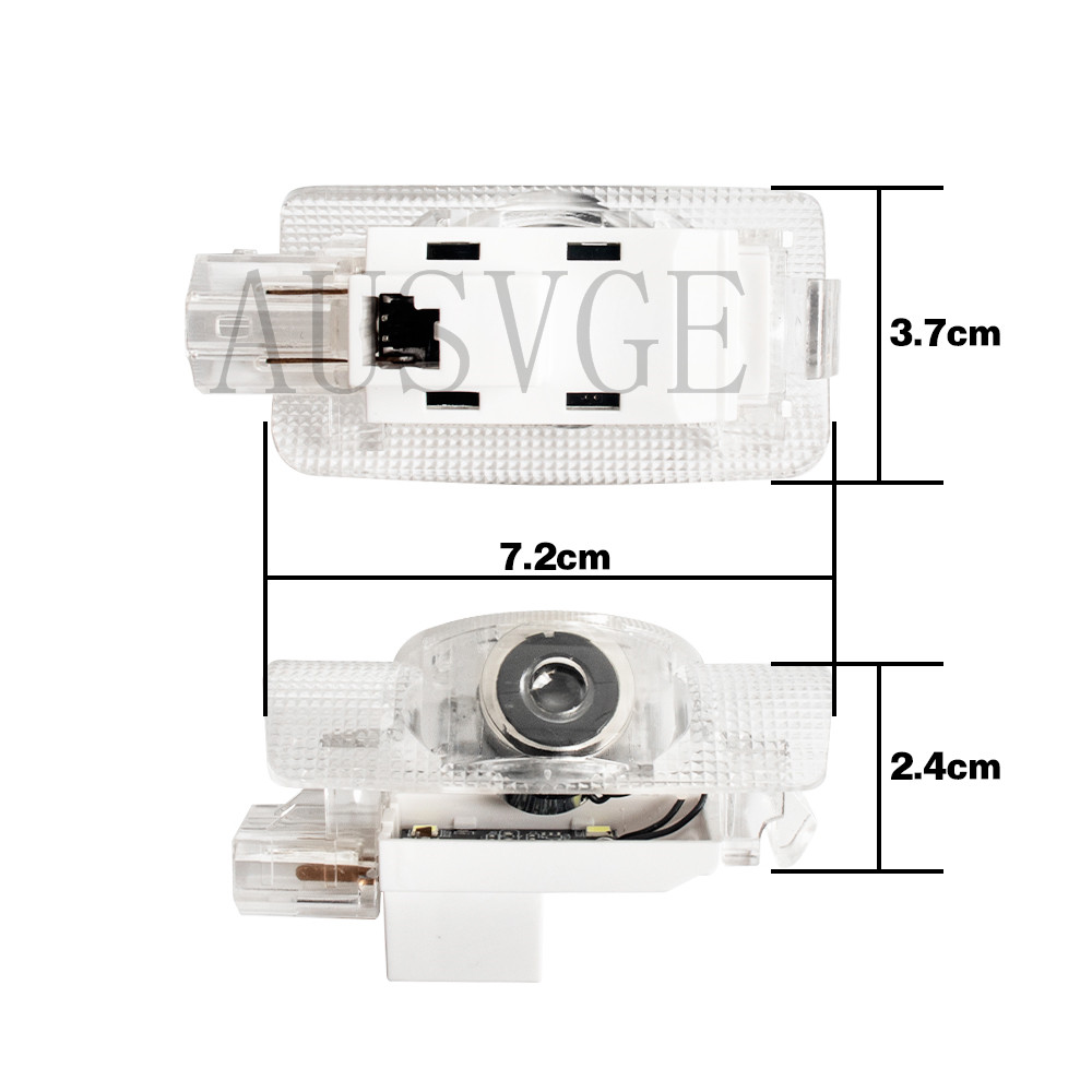 LED Car Door Welcome Ghost Sha - Drone Lidi Rc recension och pris