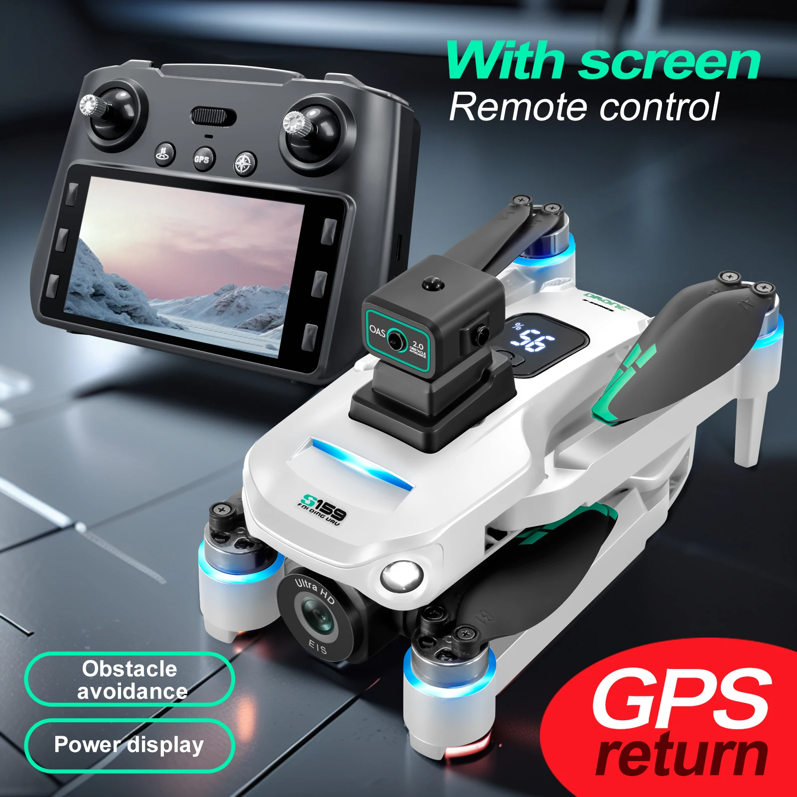 Professional S159 GPS Drone Wi - Drone Rc Gps S159 recension och pris