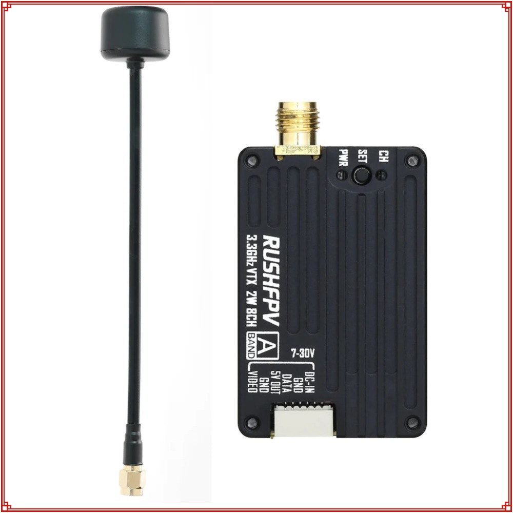 2026 New RUSHFPV 3.3G 2W VTX T - Drone Rc Receiver And Transmitter recension och pris