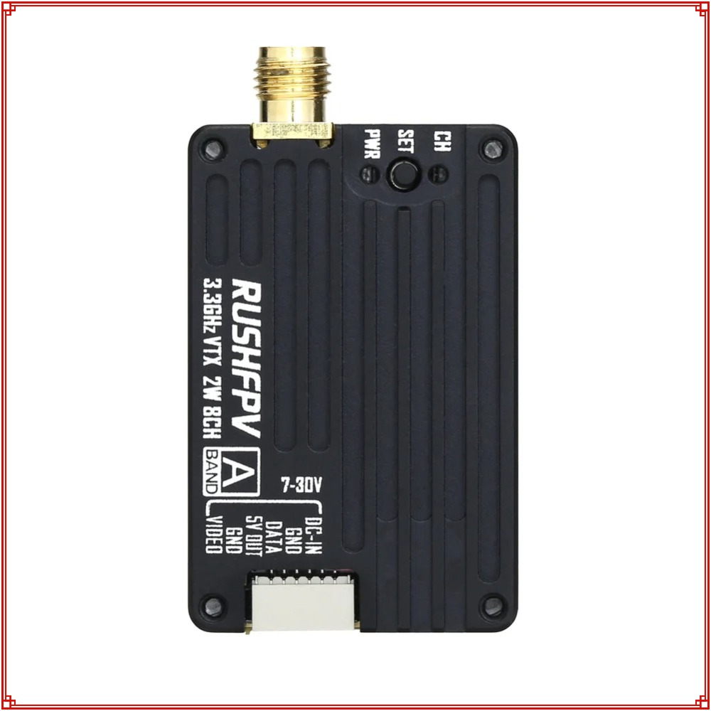 2026 New RUSHFPV 3.3G 2W VTX T - Drone Rc Receiver And Transmitter recension och pris