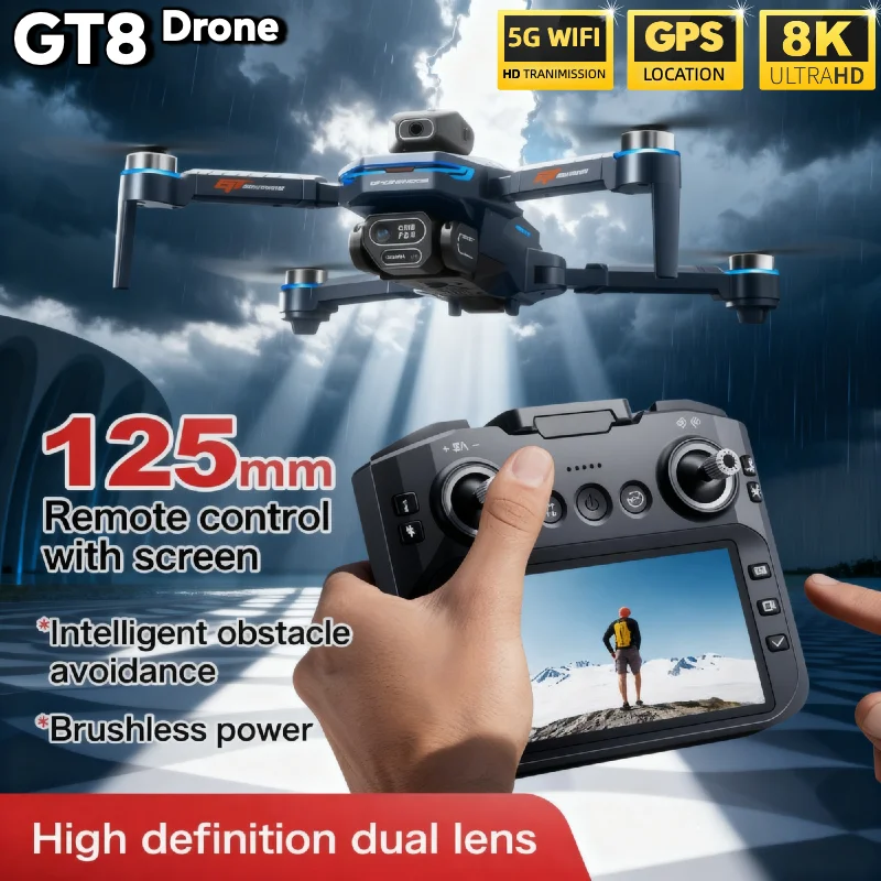 HOT For LSRC GT8 Drone 4K Prof - Rc Drone E88 recension och pris