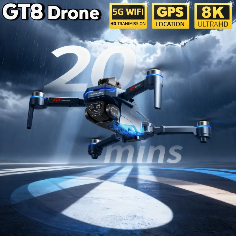 HOT For LSRC GT8 Drone 4K Prof - Rc Drone E88 recension och pris