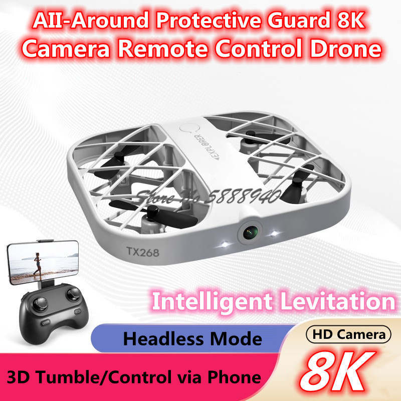 Enclosed Protect 8K HD Camera  - Drone Rc Mini recension och pris