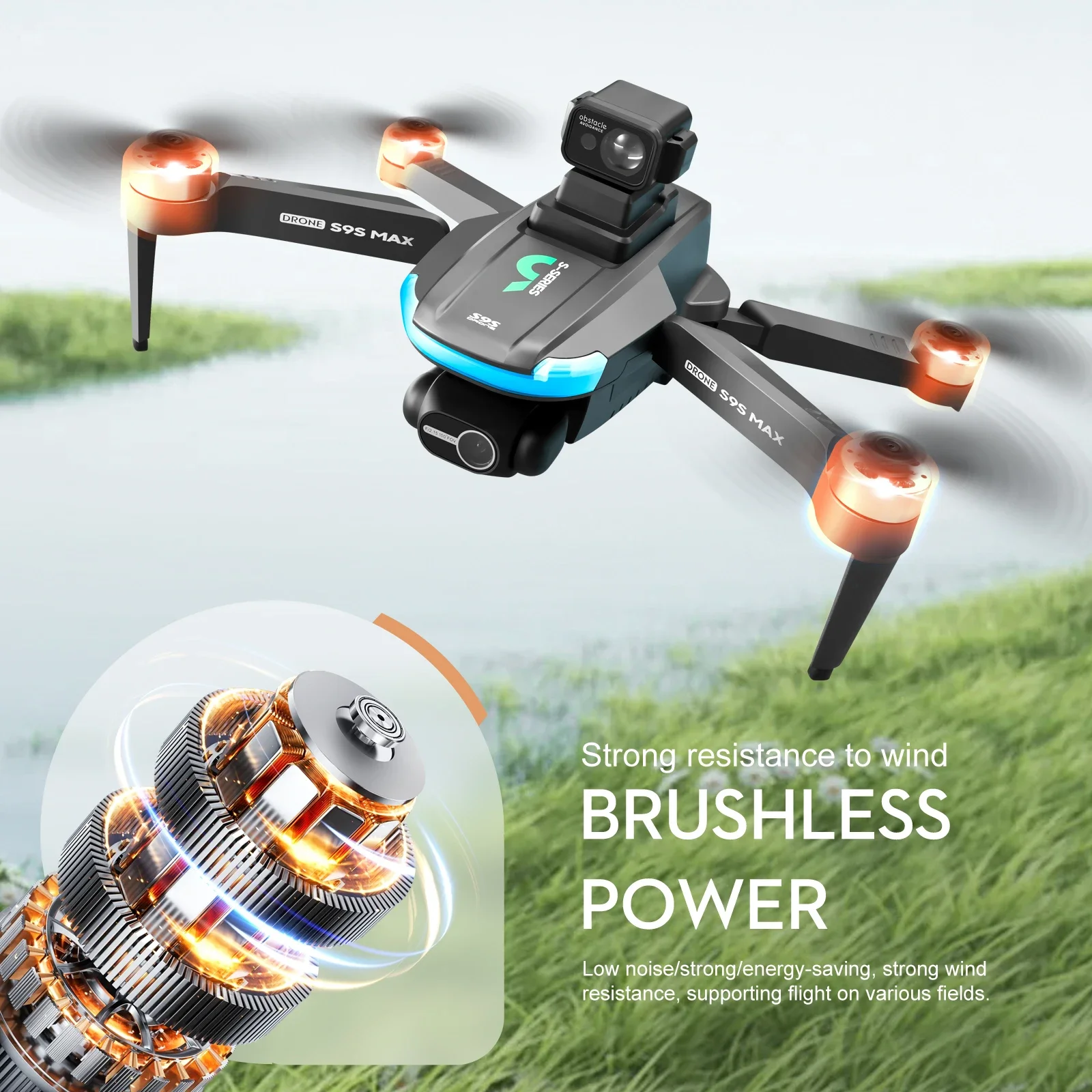 NEW S9S MAX MINI Drone 4K 2-Ax - Drone Rc Gps recension och pris