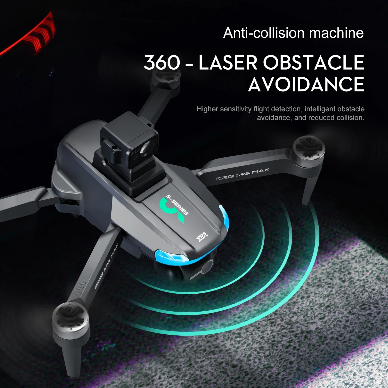 NEW S9S MAX MINI Drone 4K 2-Ax - Drone Rc Gps recension och pris