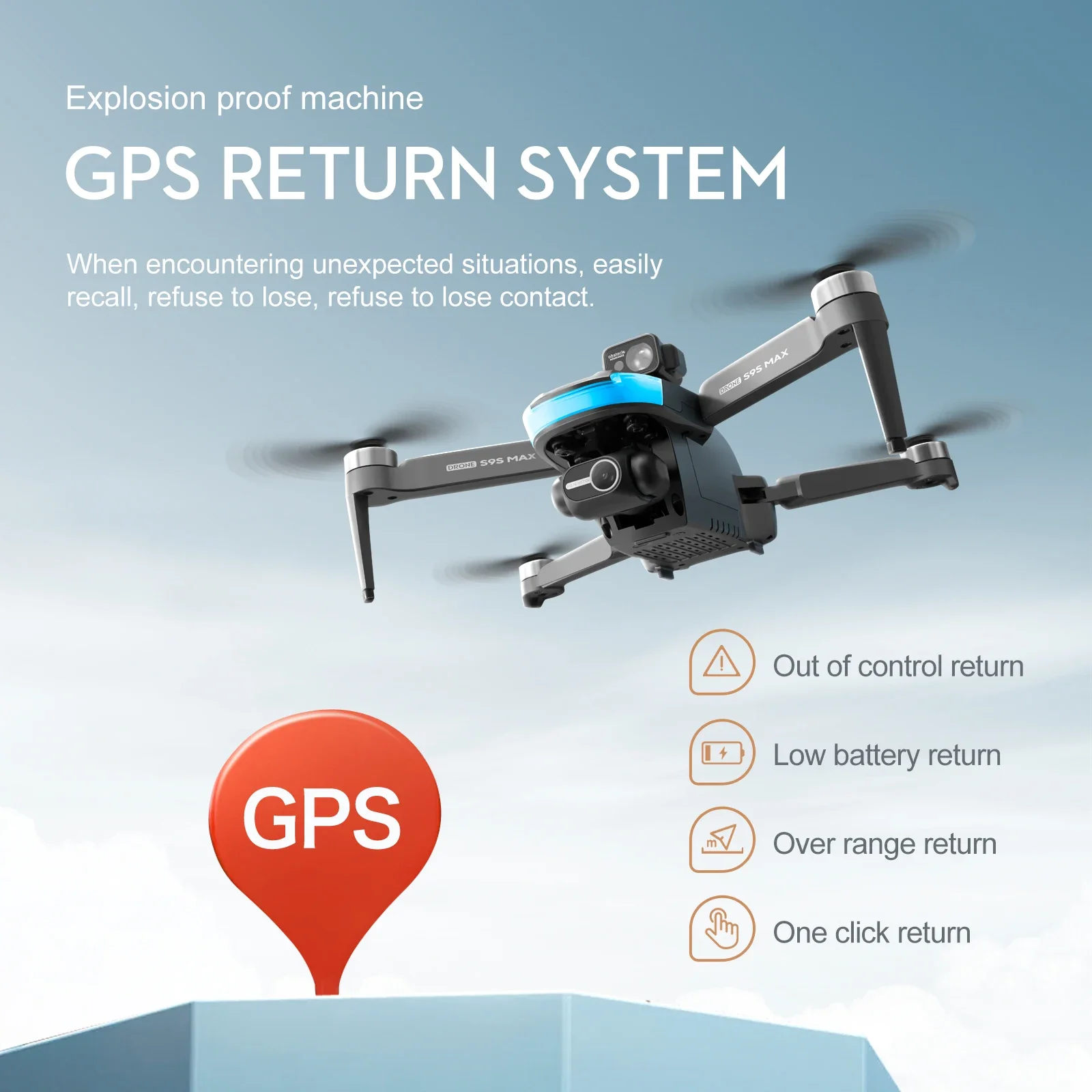NEW S9S MAX MINI Drone 4K 2-Ax - Drone Rc Gps recension och pris