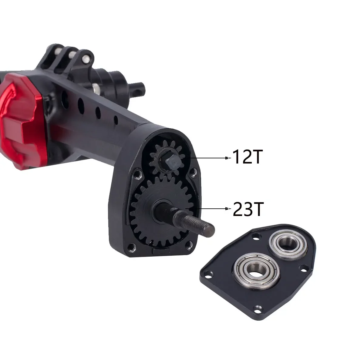 CNC Aluminum SCX10 III Front R - Rc Crawler Axle Parts recension och pris