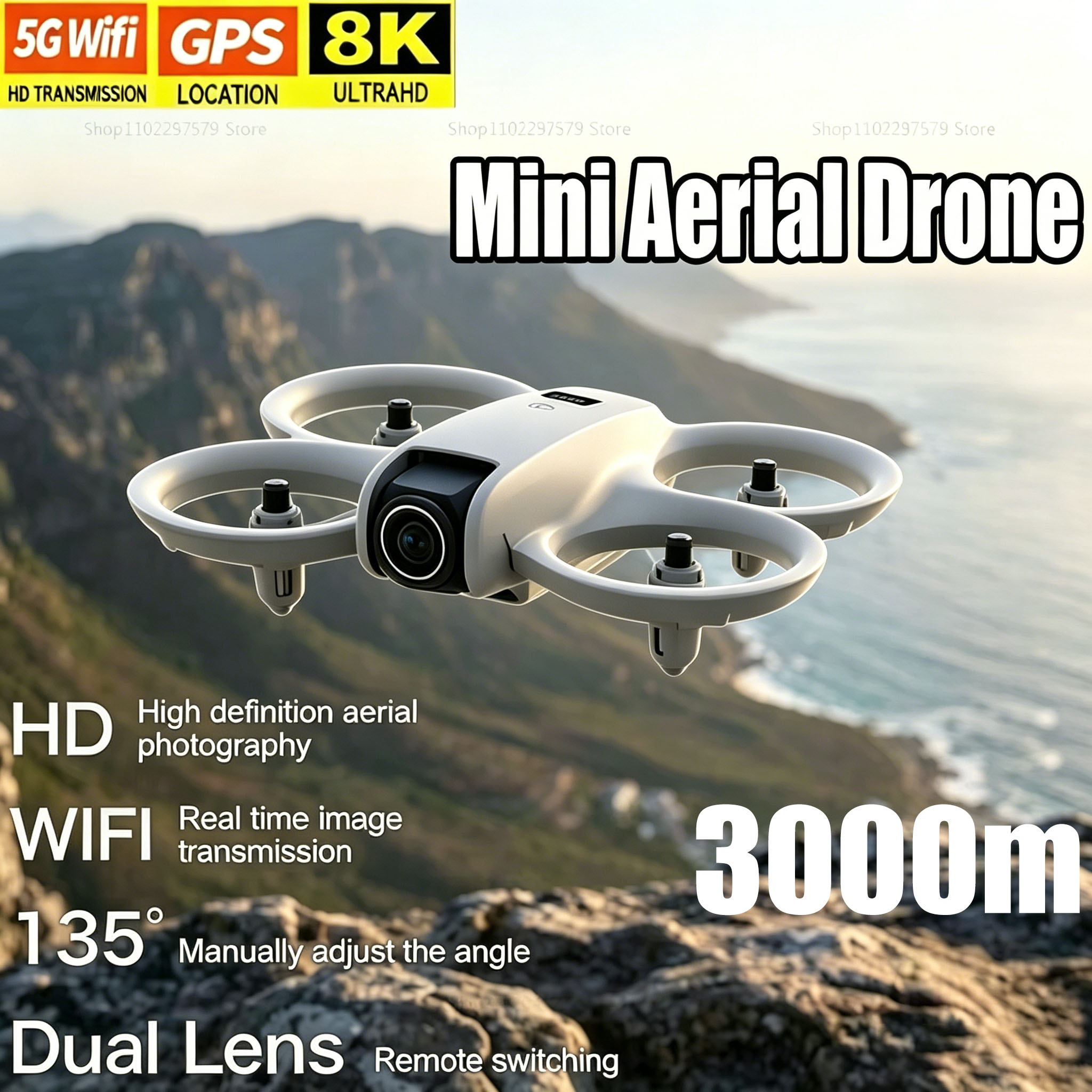 Mini Drone with 8K HD Camera F - Drone Pro Rc Ufo recension och pris