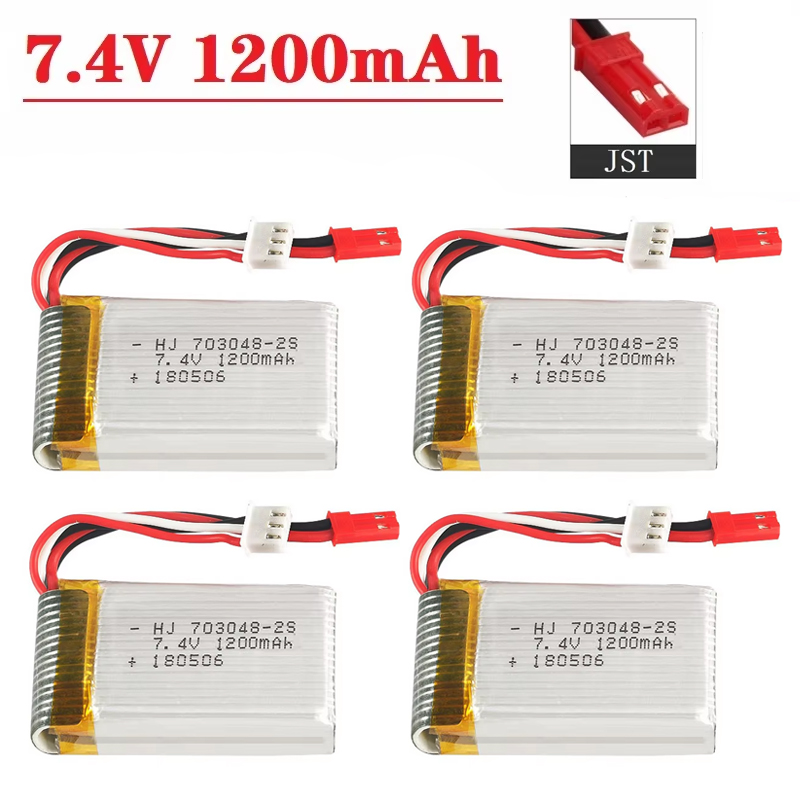 Lipo Battery 2S 7.4V 1200mAh 7 - Drone Mjx Rc recension och pris