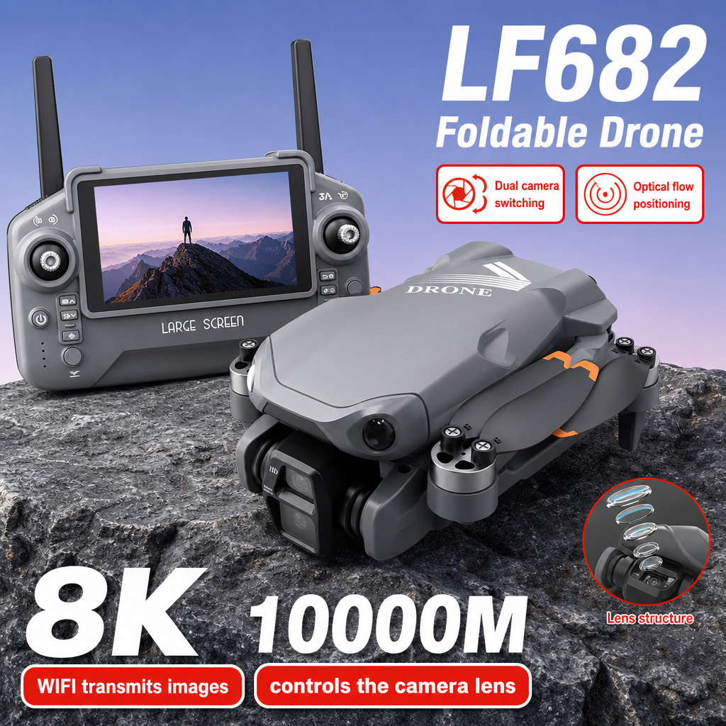 Aerial Photo LF682 Drone 8K HD - Drone Rc Gps recension och pris