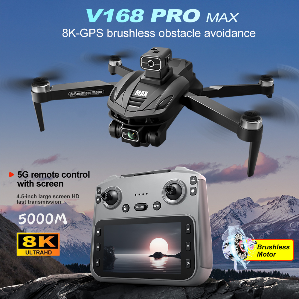 V168 PRO Max GPS Drone 8K Prof - Drone Rc Gps recension och pris