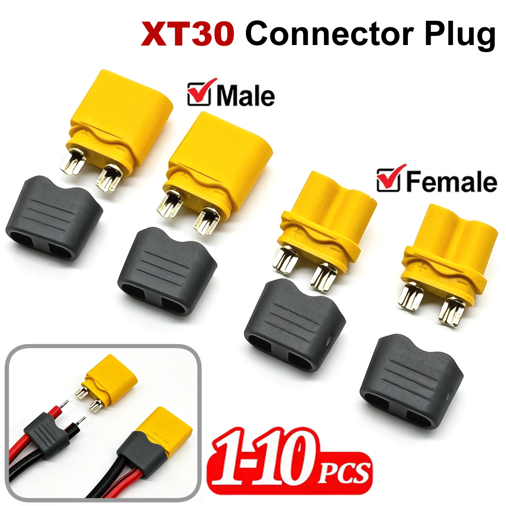 XT30 Connector Plug with Sheat - Drone Rc Car Hybrid recension och pris