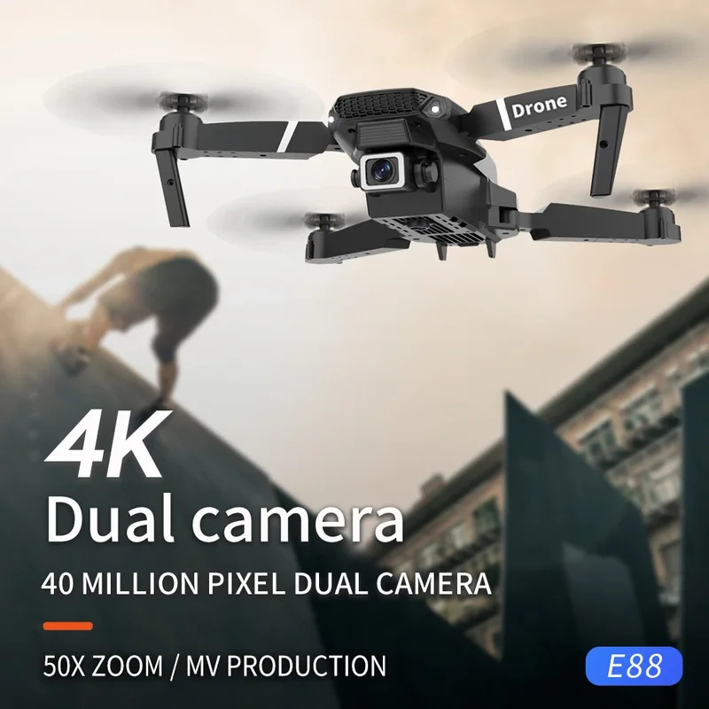 E88 ProIntelligent Folding Dro - Rc Drone E88 recension och pris