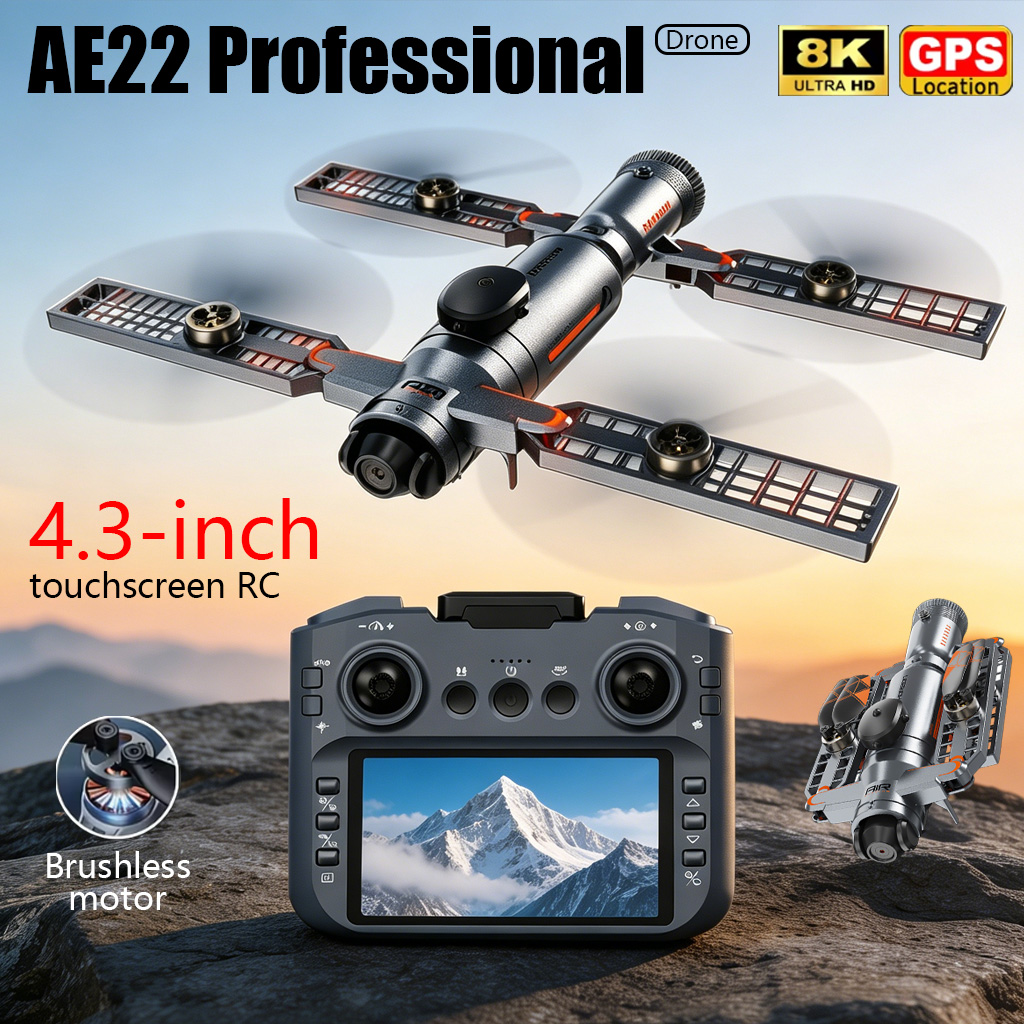 Upgraded AE22 PRO MAX Foldable - Drone Rc Price recension och pris