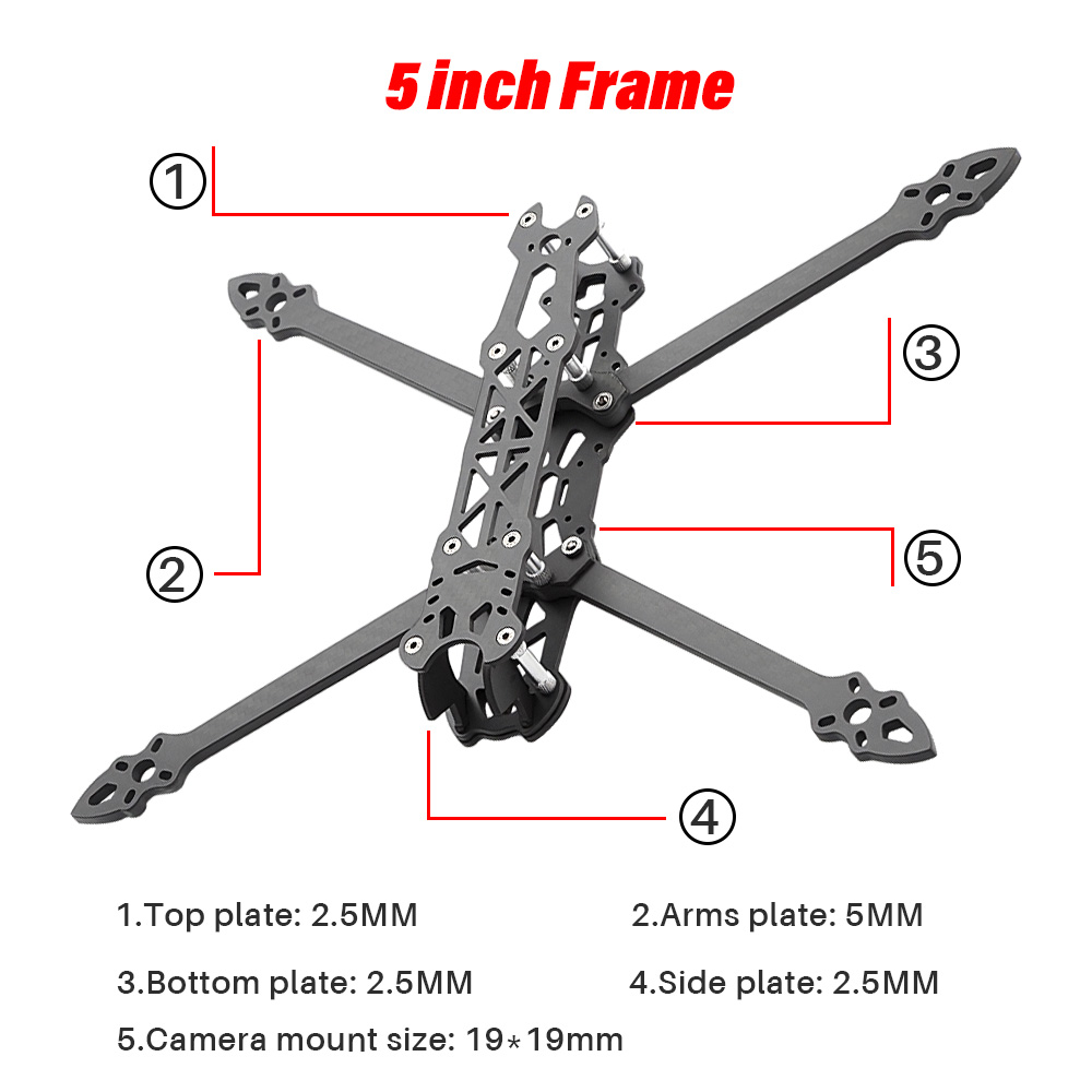Mark4 5inch FPV Racing Drone F - Drone Frame 5 Inch recension och pris