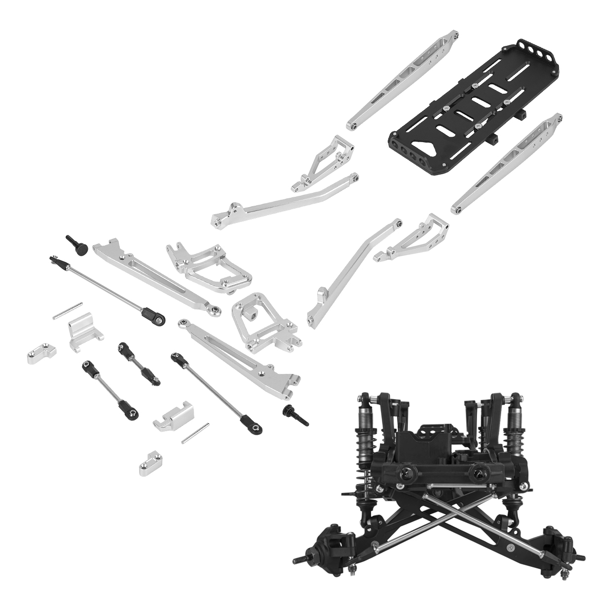 Aluminum SCX10 II Twin I-Beam  - Rc Crawler Axle Parts recension och pris