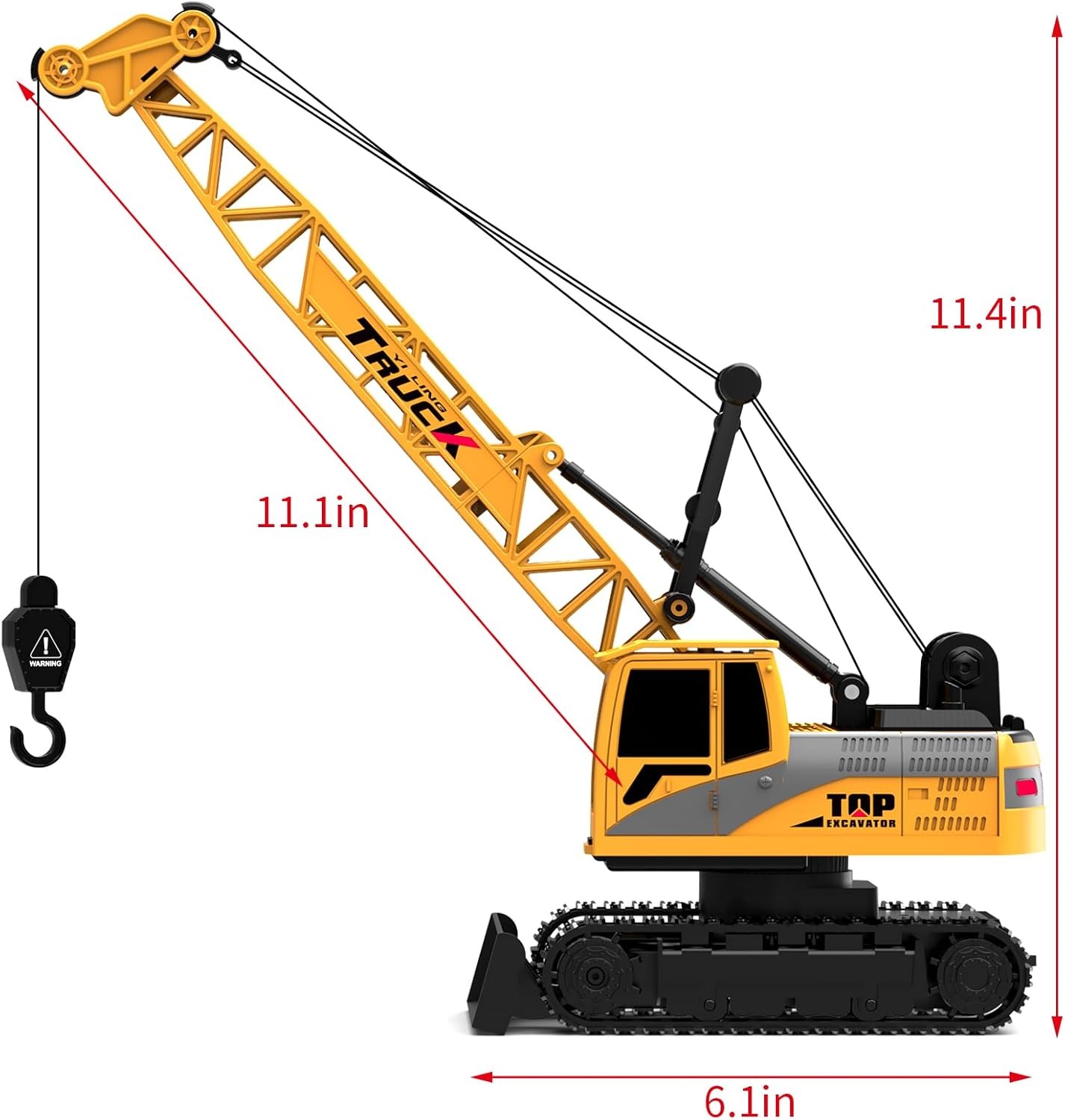 RC Crawler Crane Toy Alloy Rem - Drone Or Rc Car recension och pris