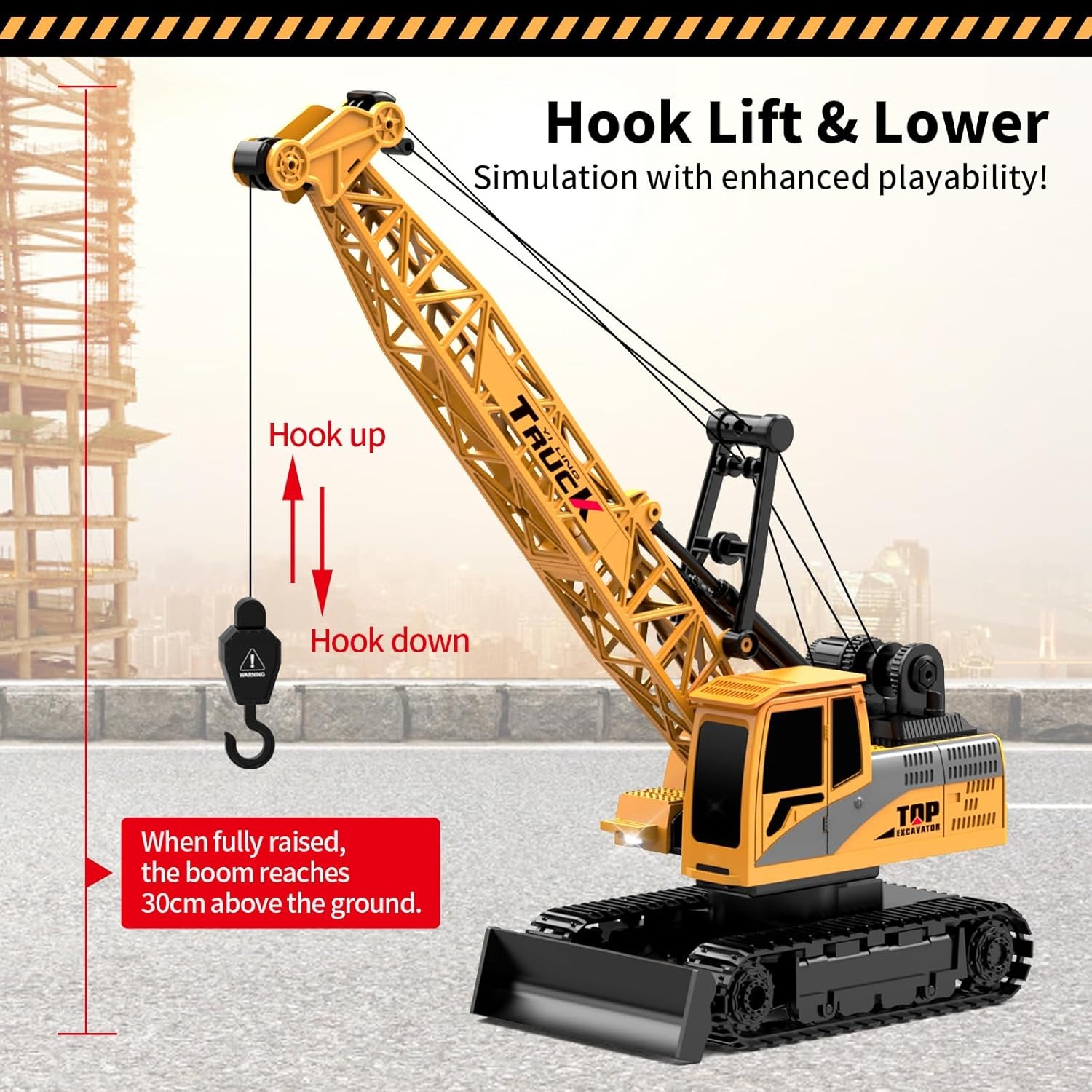 RC Crawler Crane Toy Alloy Rem - Drone Or Rc Car recension och pris