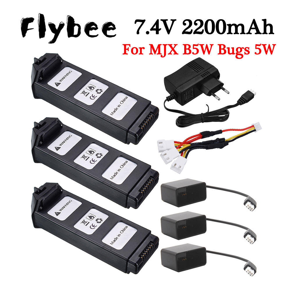 New 7.4V 2200mAH LiPo Battery  - Drone Mjx Rc recension och pris