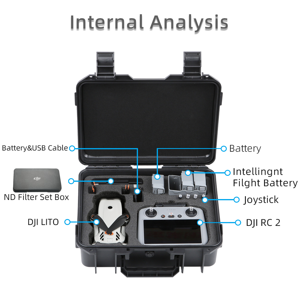 For DJI LITO 1 X1 Drone Hard S - Drone Dji Rc N3 recension och pris