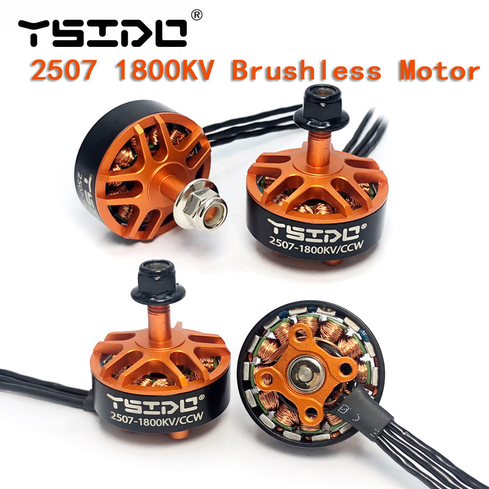 YSIDO 2507 1800KV 3-6S Brushle - Drone Frame 5 Inch recension och pris