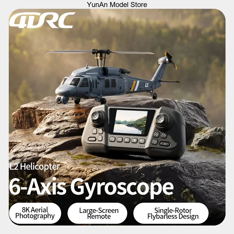 4DRC L2 8K UHD FPV RC Helicopt - Rc Helicopter Gyro recension och pris