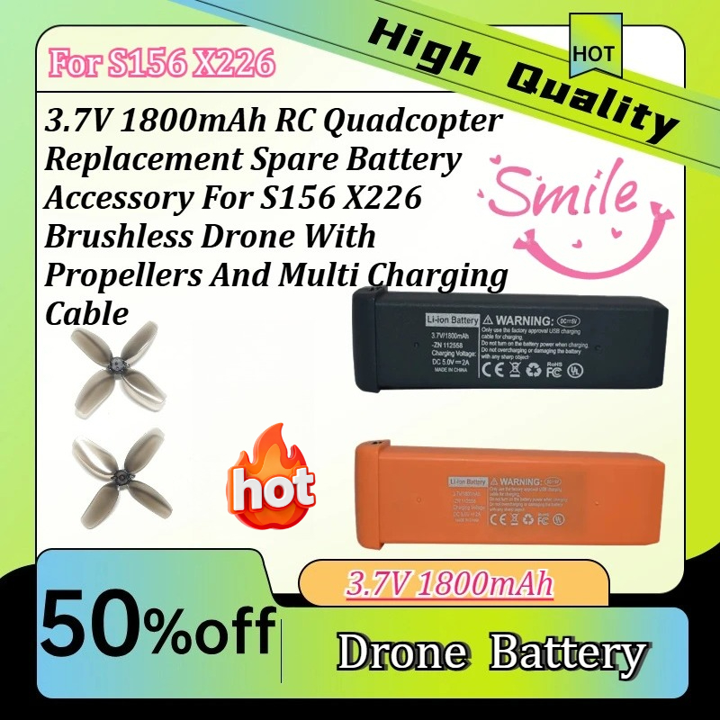 3.7V  RC Quadcopter Replacemen - Drone Rc S156 recension och pris