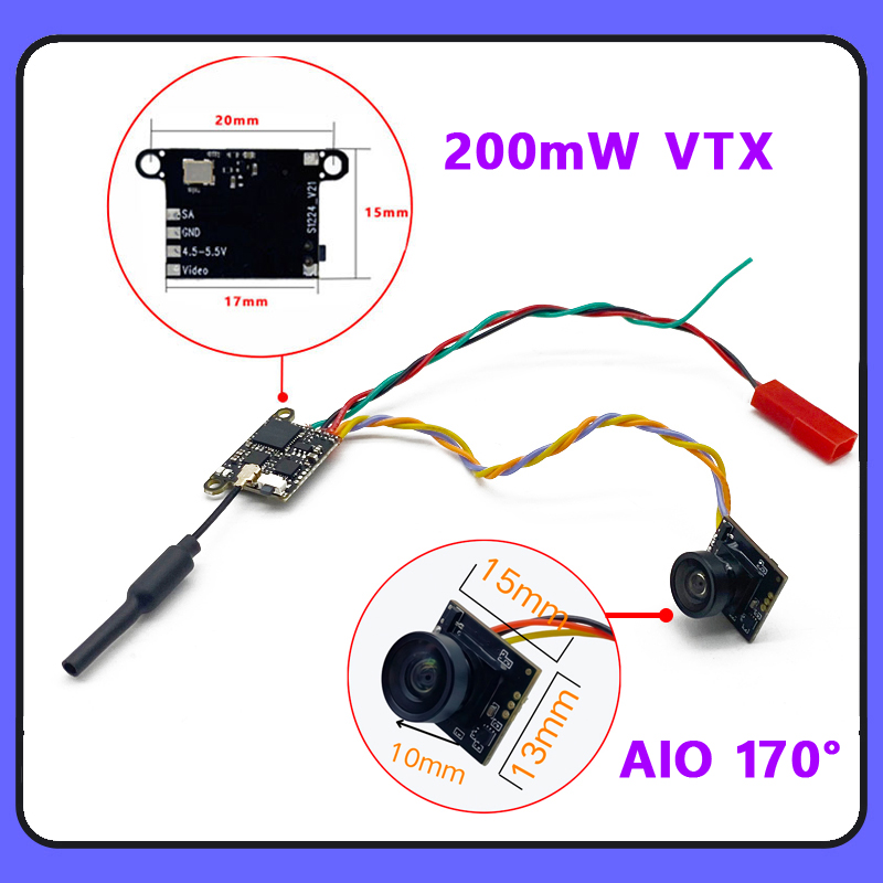 SLONWAKE 5.8G 1200TVL FPV Came - Drone Rc Receiver And Transmitter recension och pris