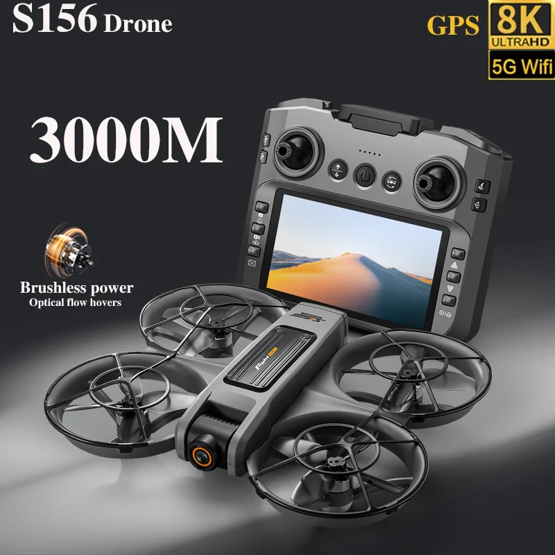 S156 Drone GPS 8K Camera, 5G W - Drone Rc S156 recension och pris