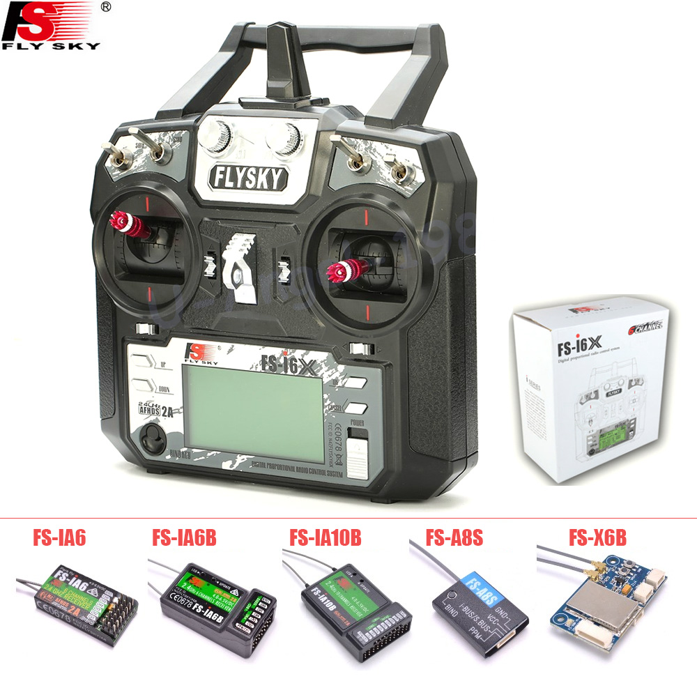 FLYSKY FS-i6X FS i6X 10CH 2.4G - Drone Rc Receiver And Transmitter recension och pris