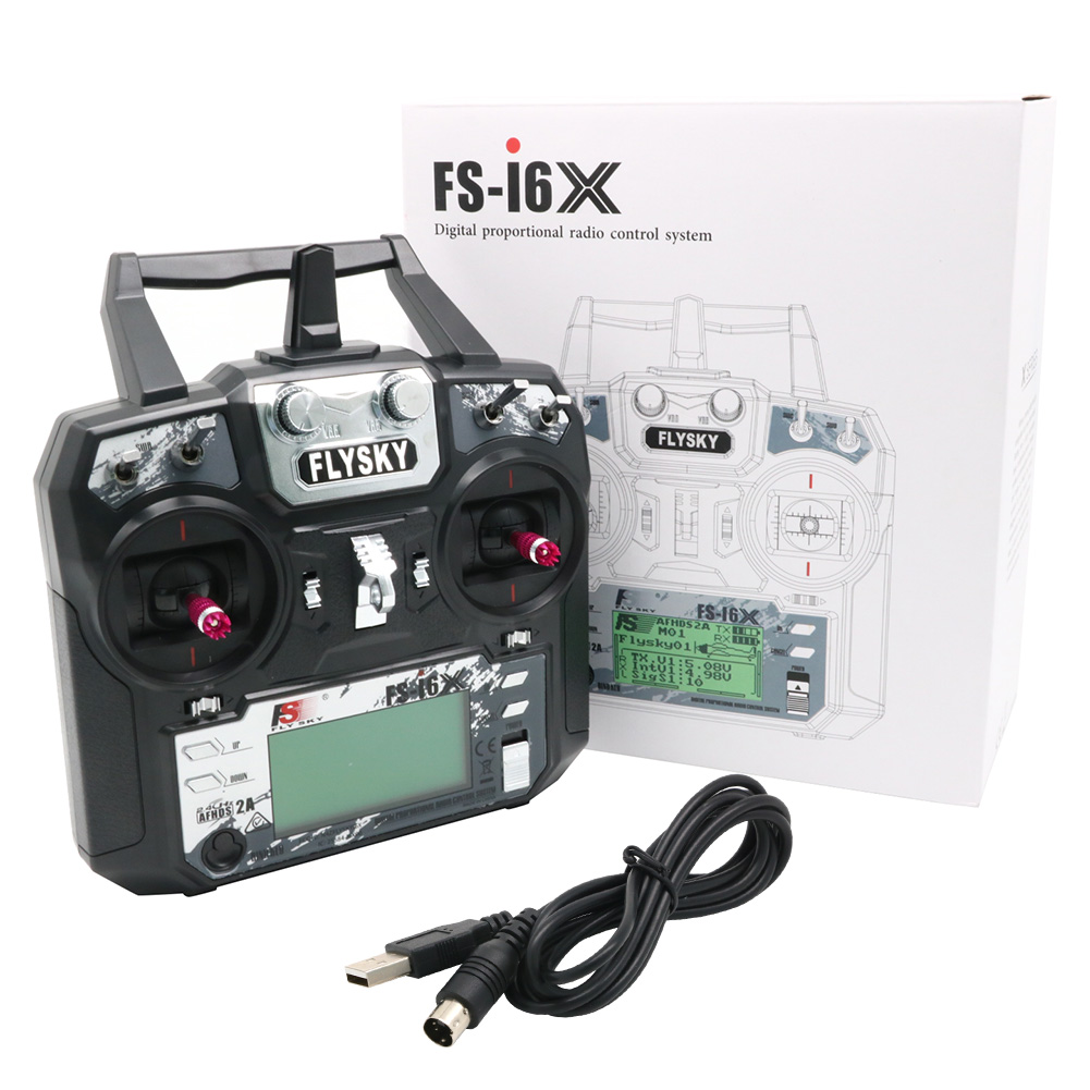 FLYSKY FS-i6X FS i6X 10CH 2.4G - Drone Rc Receiver And Transmitter recension och pris