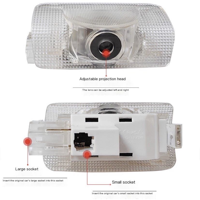 2Pcs LED Projector Lamp Car Do - Drone Lidi Rc recension och pris
