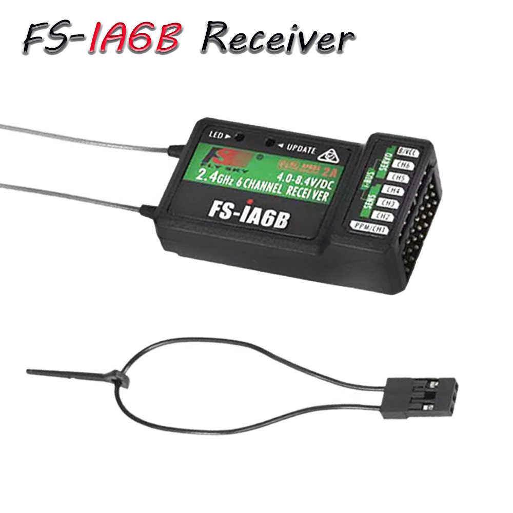 FS-i6 6CH 2.4GHz AFHDS 2A Radi - Drone Rc Receiver And Transmitter recension och pris