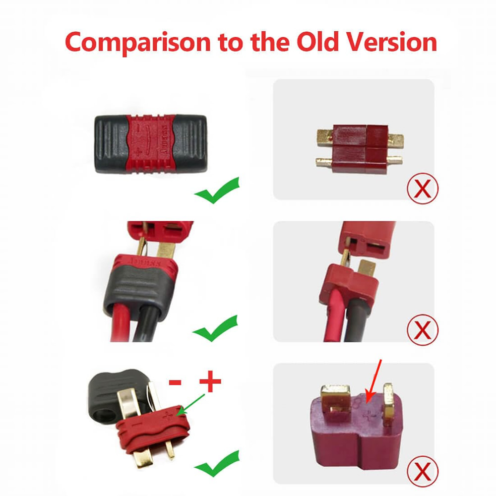 T Plug T Connector with Sheath - Drone Rc Car Hybrid recension och pris