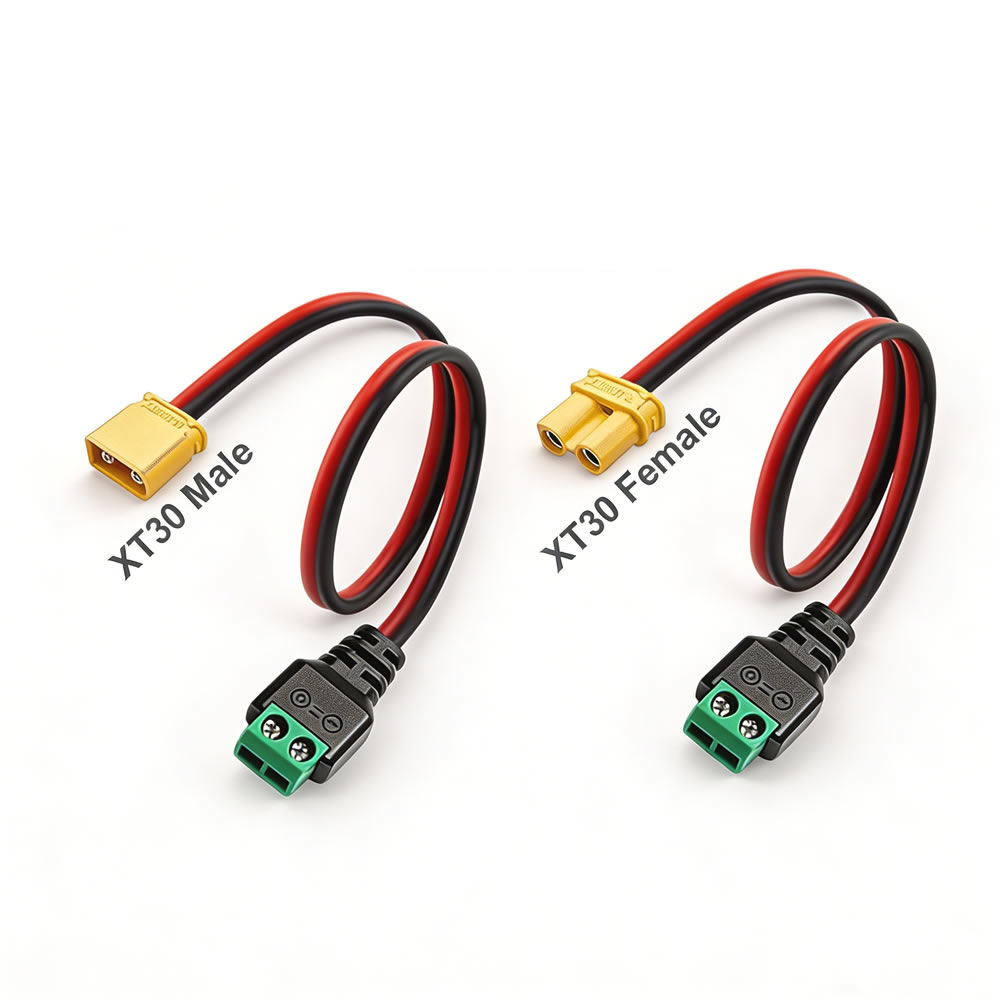 XT30 to 2 Pin Solderless Termi - Drone Rc Car Hybrid recension och pris