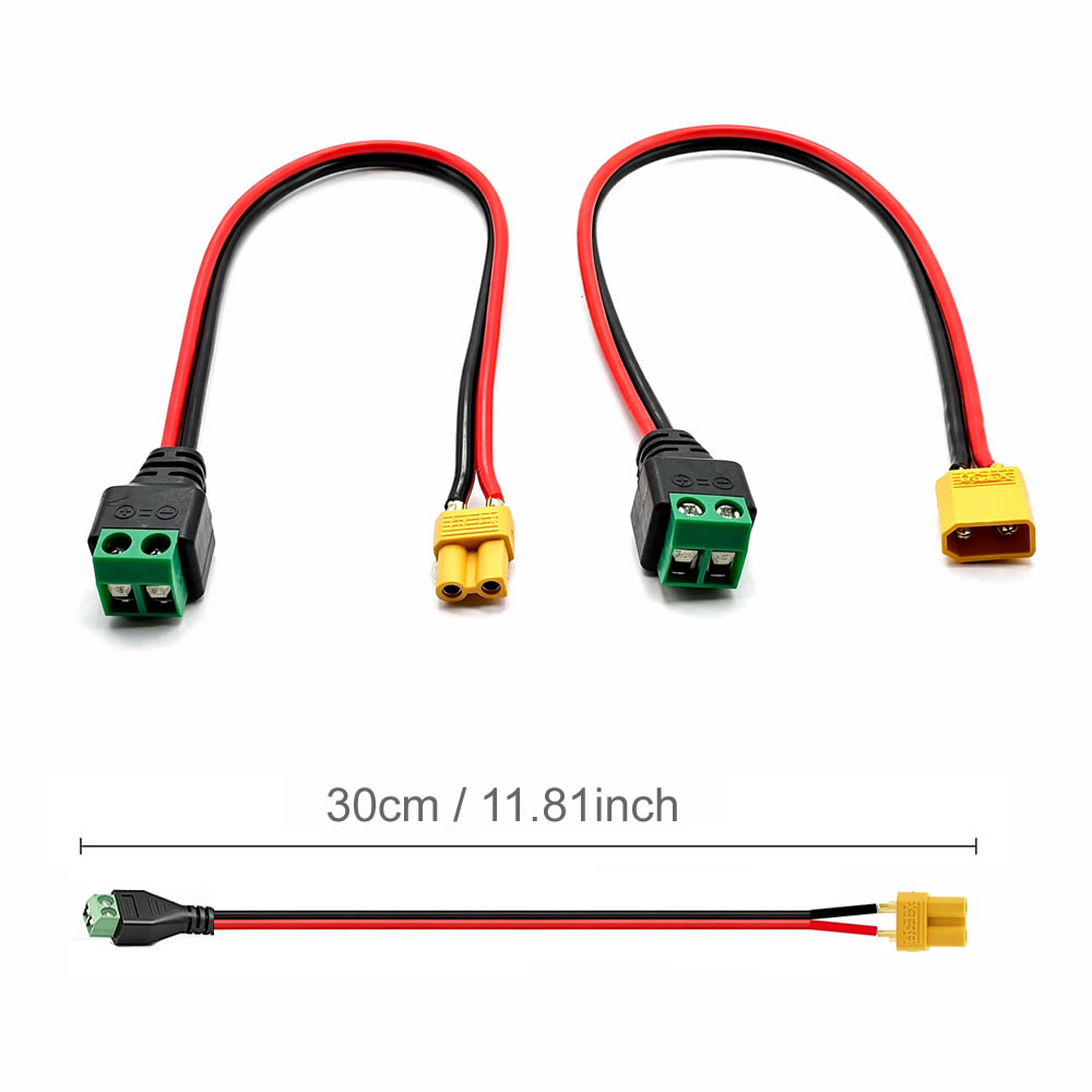 XT30 to 2 Pin Solderless Termi - Drone Rc Car Hybrid recension och pris